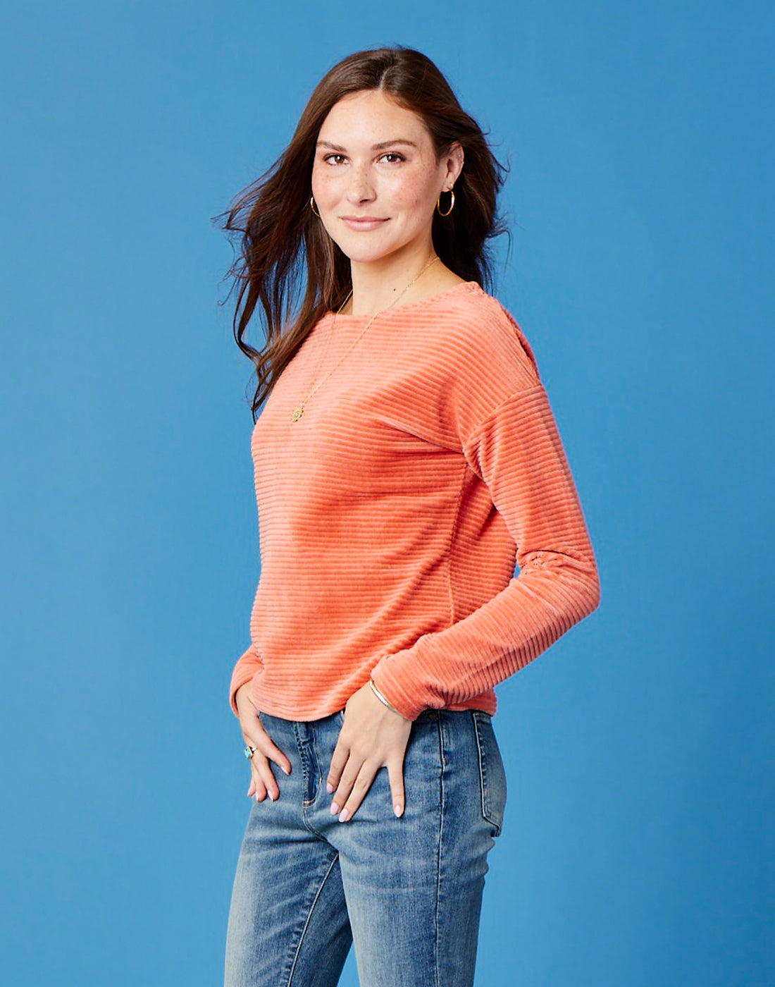 Annalise Top: Terracotta