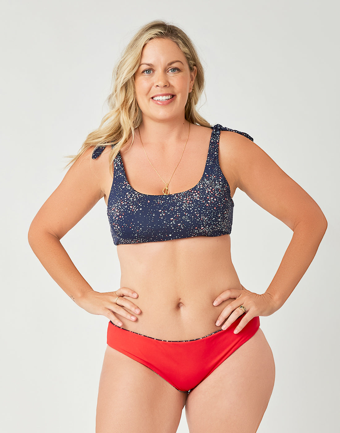 St. Barth Reversible Bottom: Geneva/Rosella - FINAL SALE