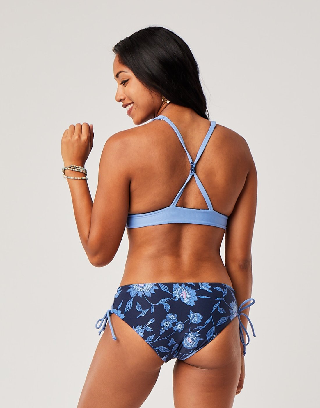 Mustique Reversible Bottom : Navy Haku/Iris - FINAL SALE