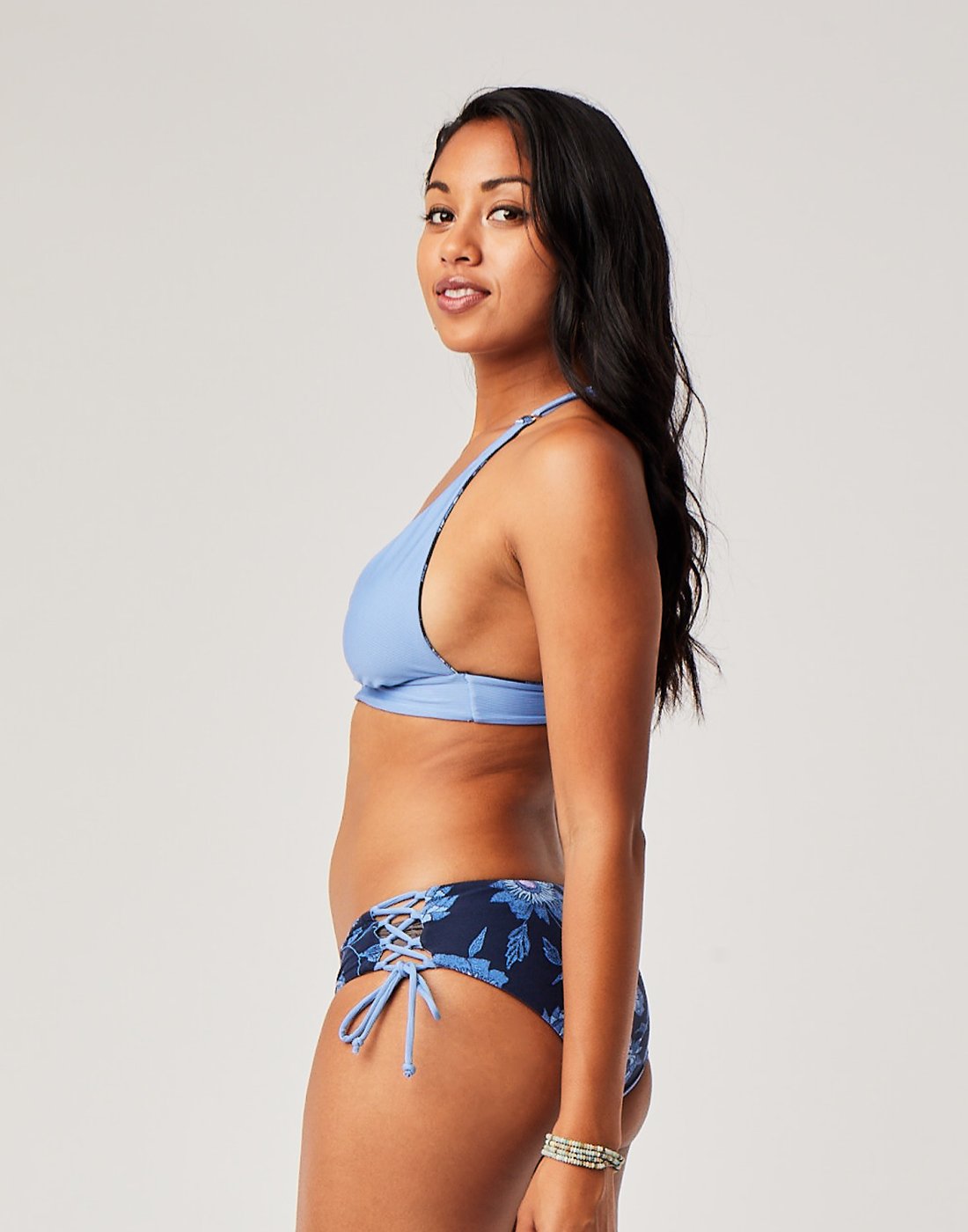 Mustique Reversible Bottom : Navy Haku/Iris - FINAL SALE