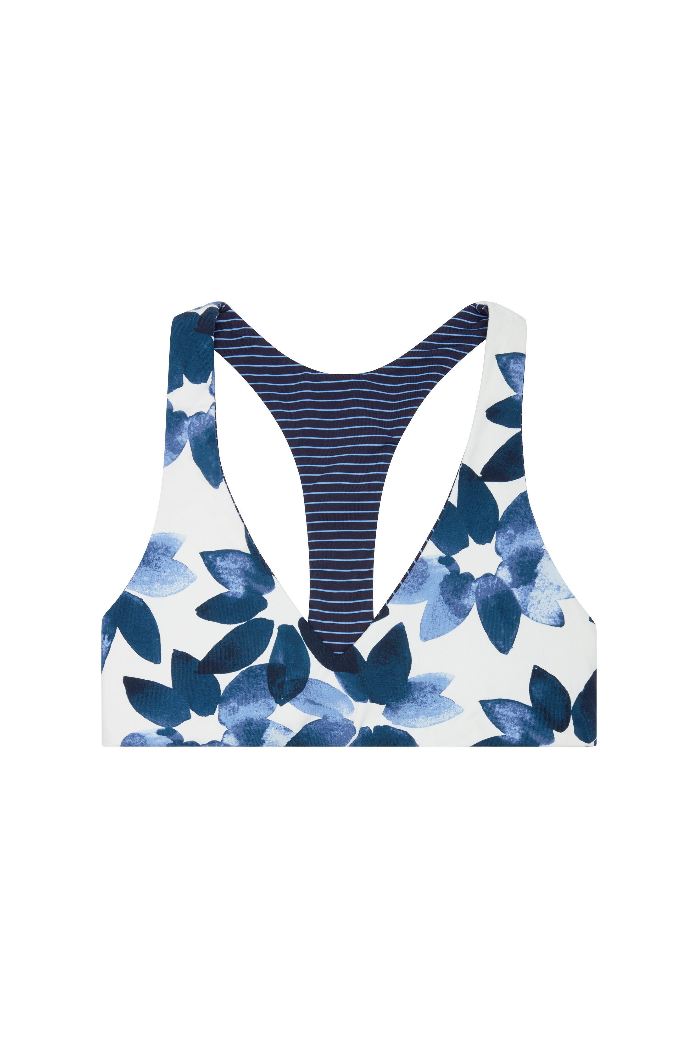 La Jolla Reversible Top : Delilah/Navy Bayside - FINAL SALE