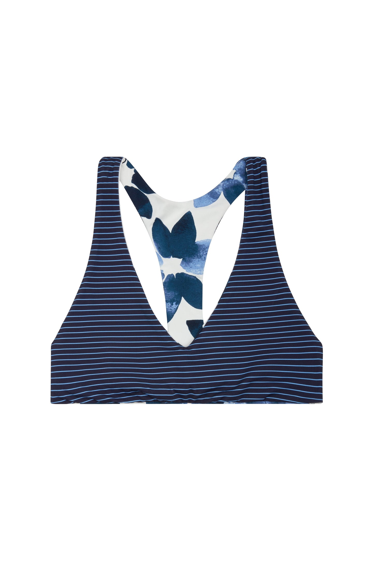 La Jolla Reversible Top : Delilah/Navy Bayside - FINAL SALE