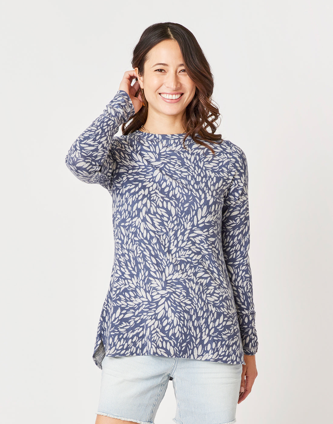 Chelsea Top: Navy Alta