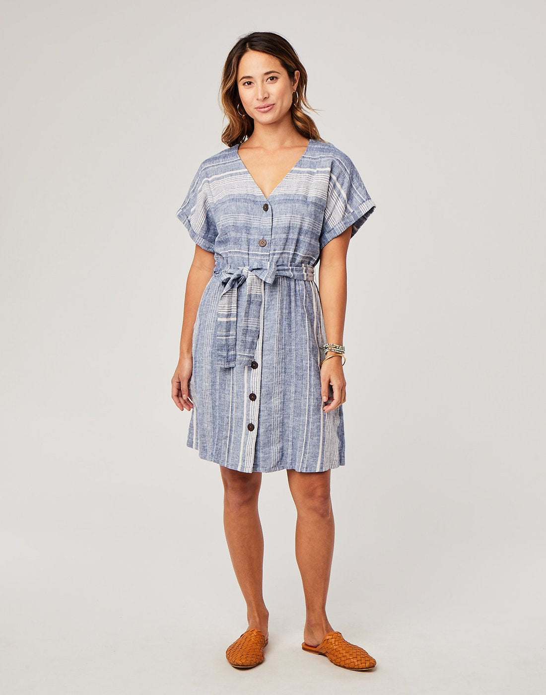 Willow Dress : Coastal Stripe - FINAL SALE