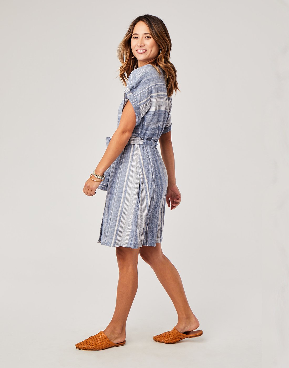 Willow Dress : Coastal Stripe - FINAL SALE