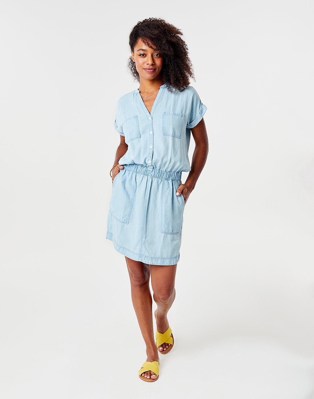 Hadley Dress : Light Chambray - FINAL SALE