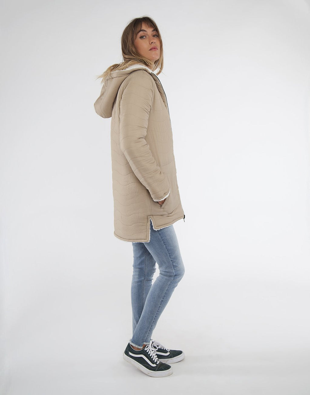 Benson Reversible Jacket : Birch - FINAL SALE