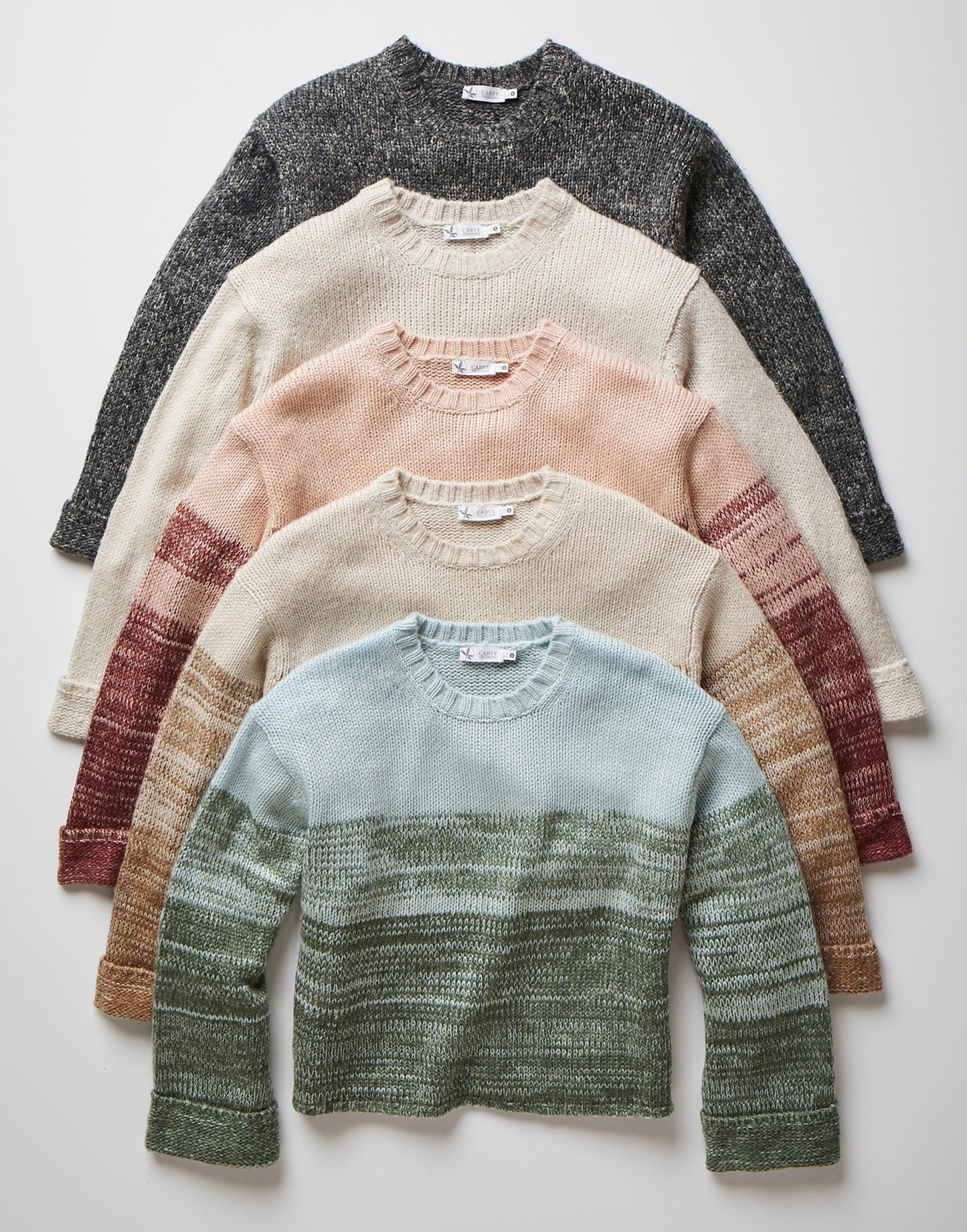 Estes Ombre Sweater: Hunter Fade - FINAL SALE