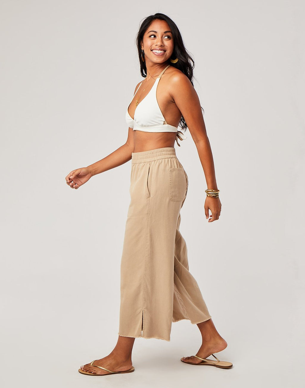 Riley Pant : Light Straw - FINAL SALE
