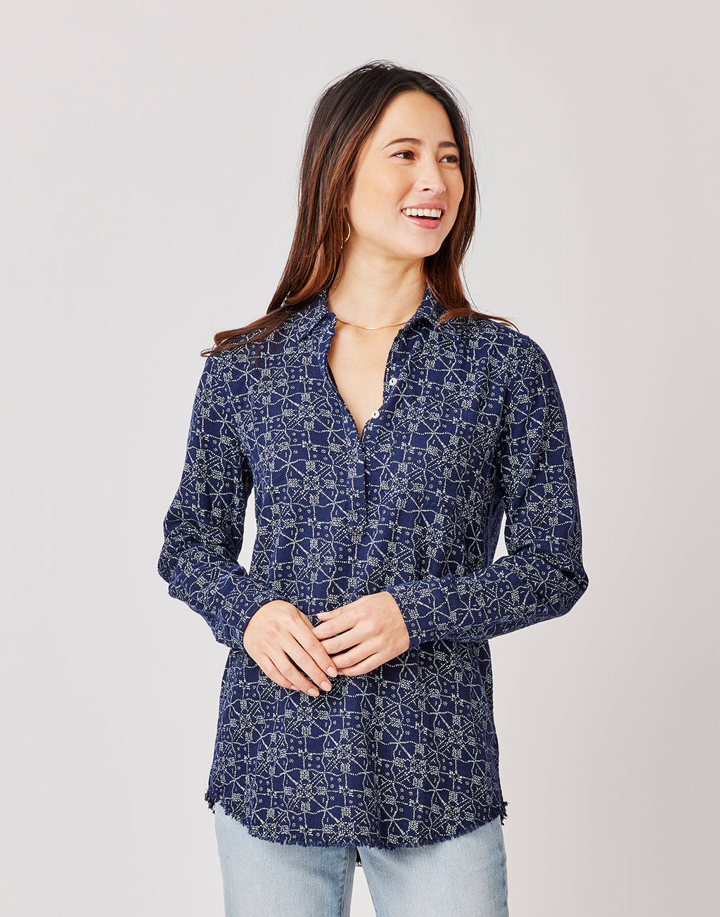 Sawyer Twill: Navy Bandana