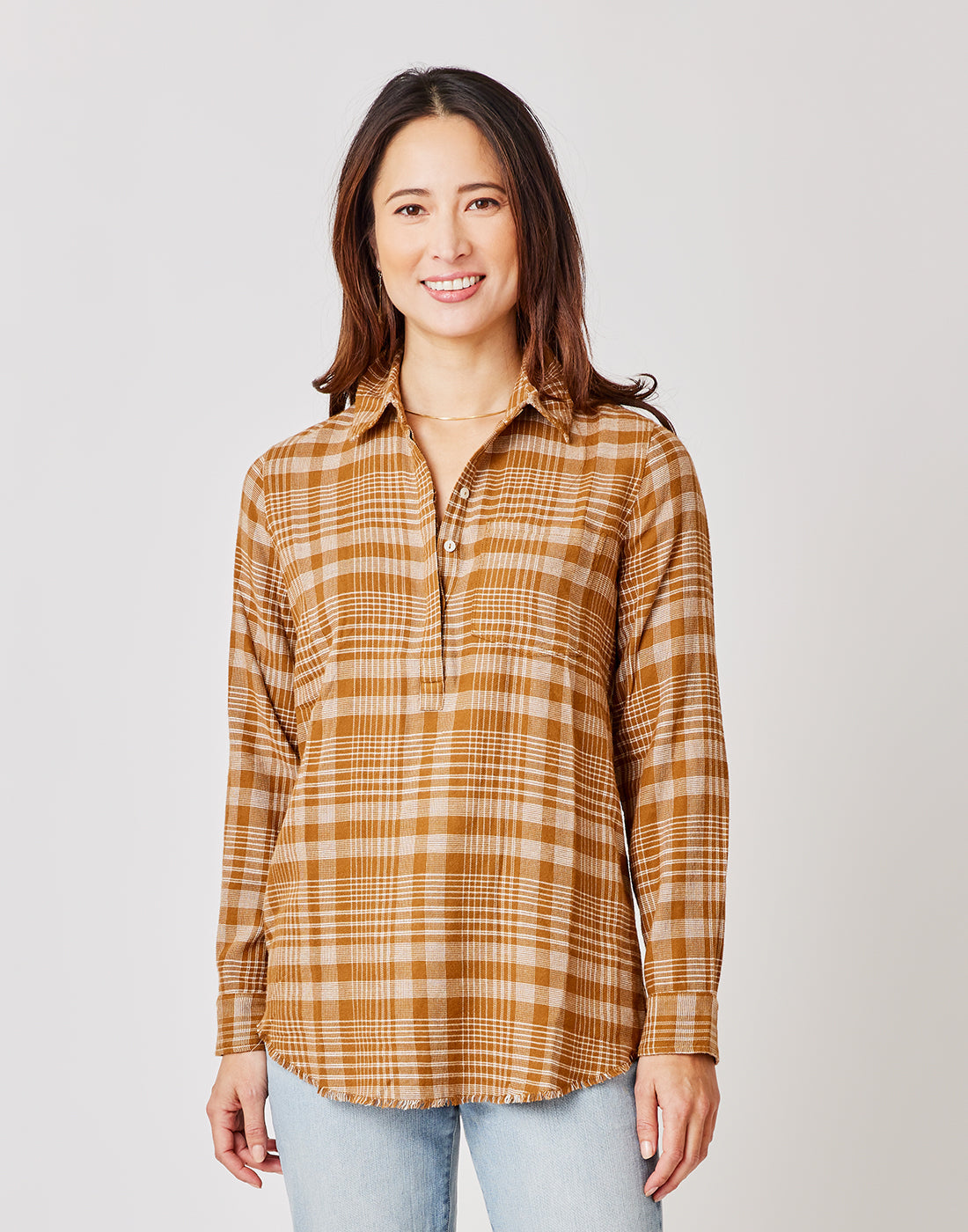 Sawyer Twill: Cocoa Plaid