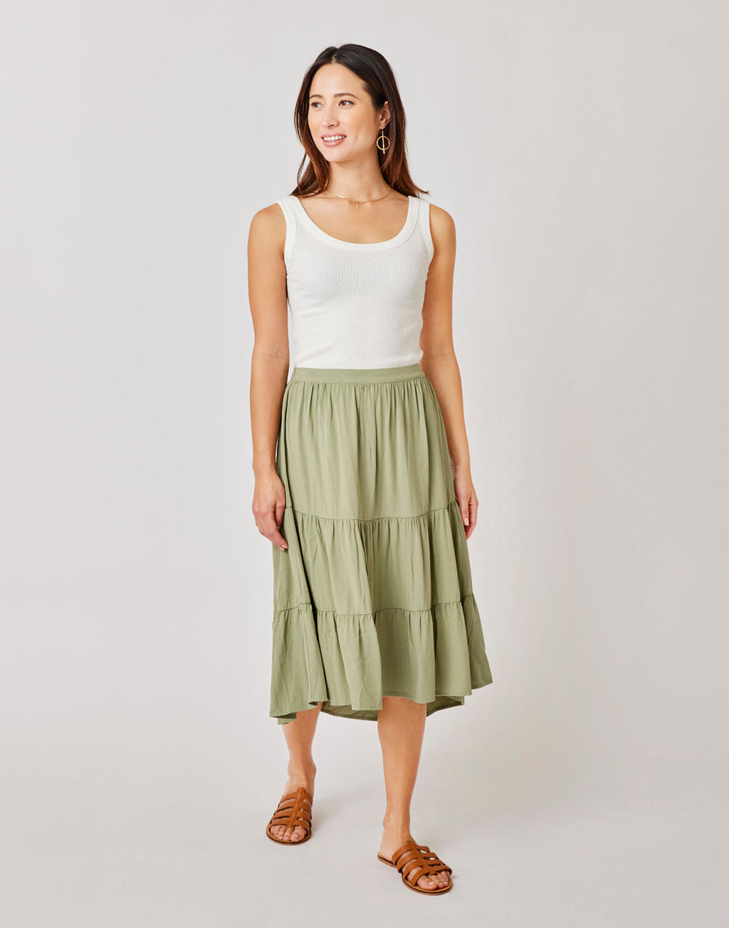 Grace Skirt: Olive