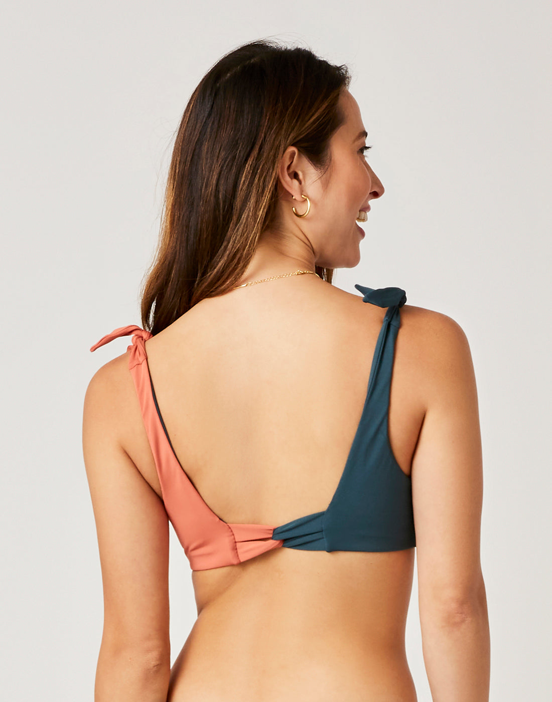 Sandhaven Colorblock Top: Eden w. Clay