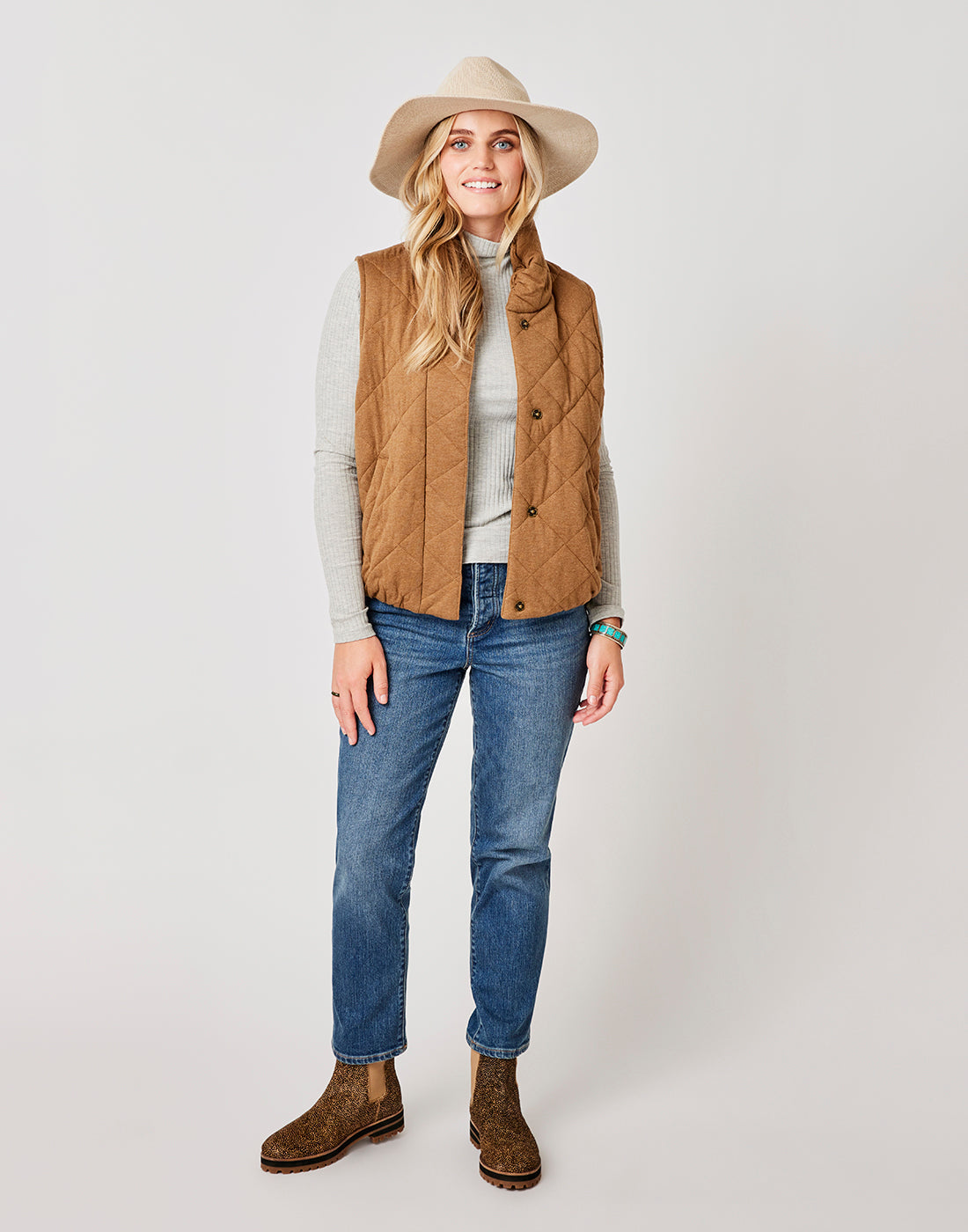 Betty Vest: Cocoa Heather