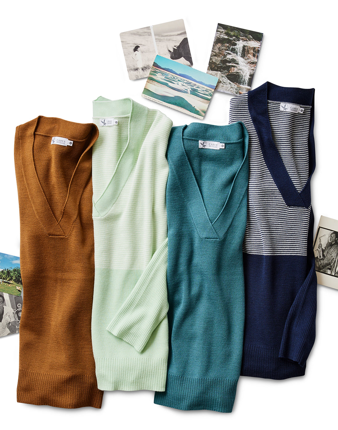 Aurora Sweater: Frost Mini Stripe