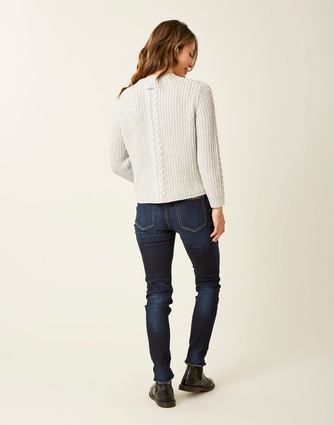 Walsh Sweater: Cloud Heather - FINAL SALE