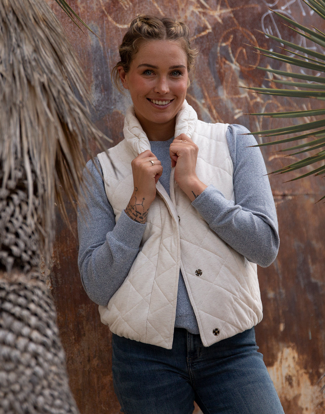 Betty Vest: Birch Heather