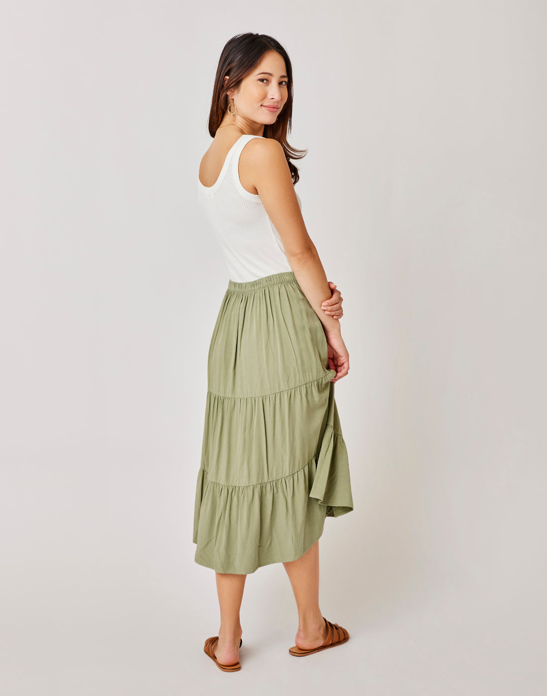 Grace Skirt: Olive