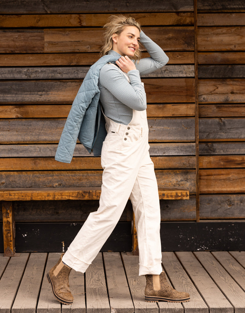 Jason Cord Overall: Birch