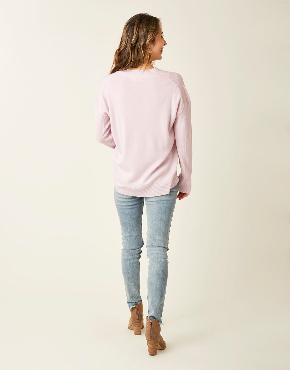 Aurora Sweater: Light Lilac