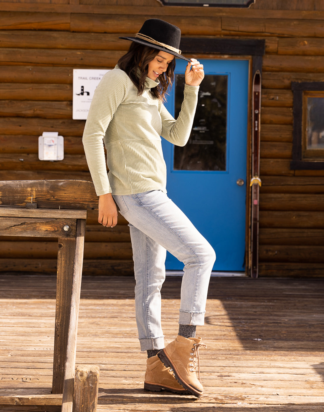 Carson Hi Rise Jean: Beach Blue