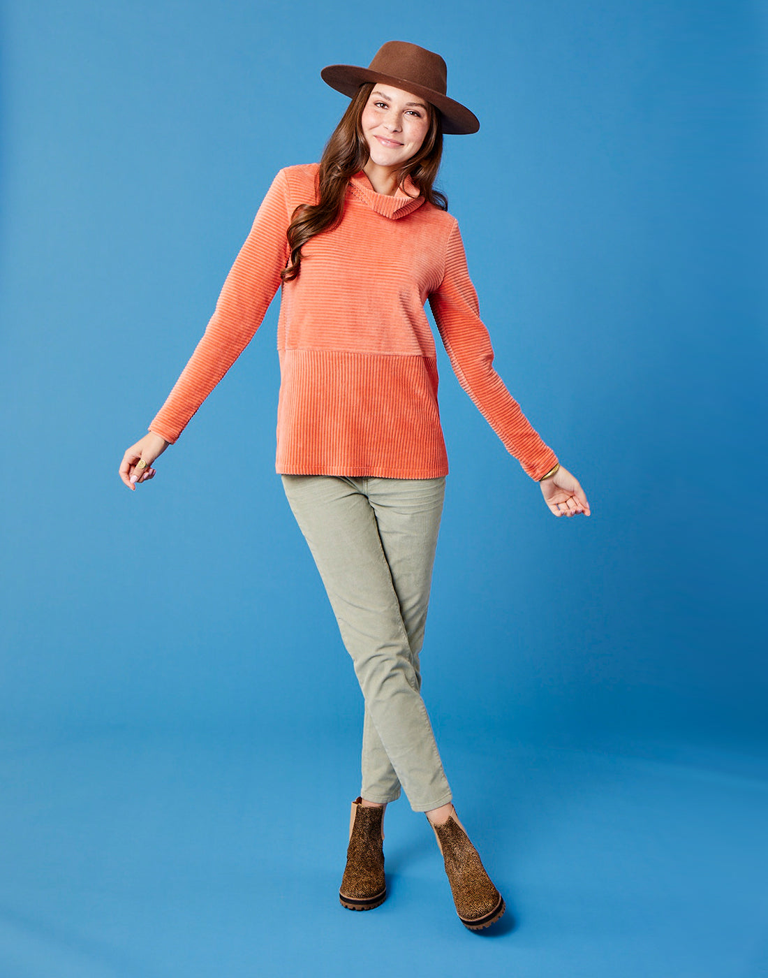 Collette Tunic: Terracotta