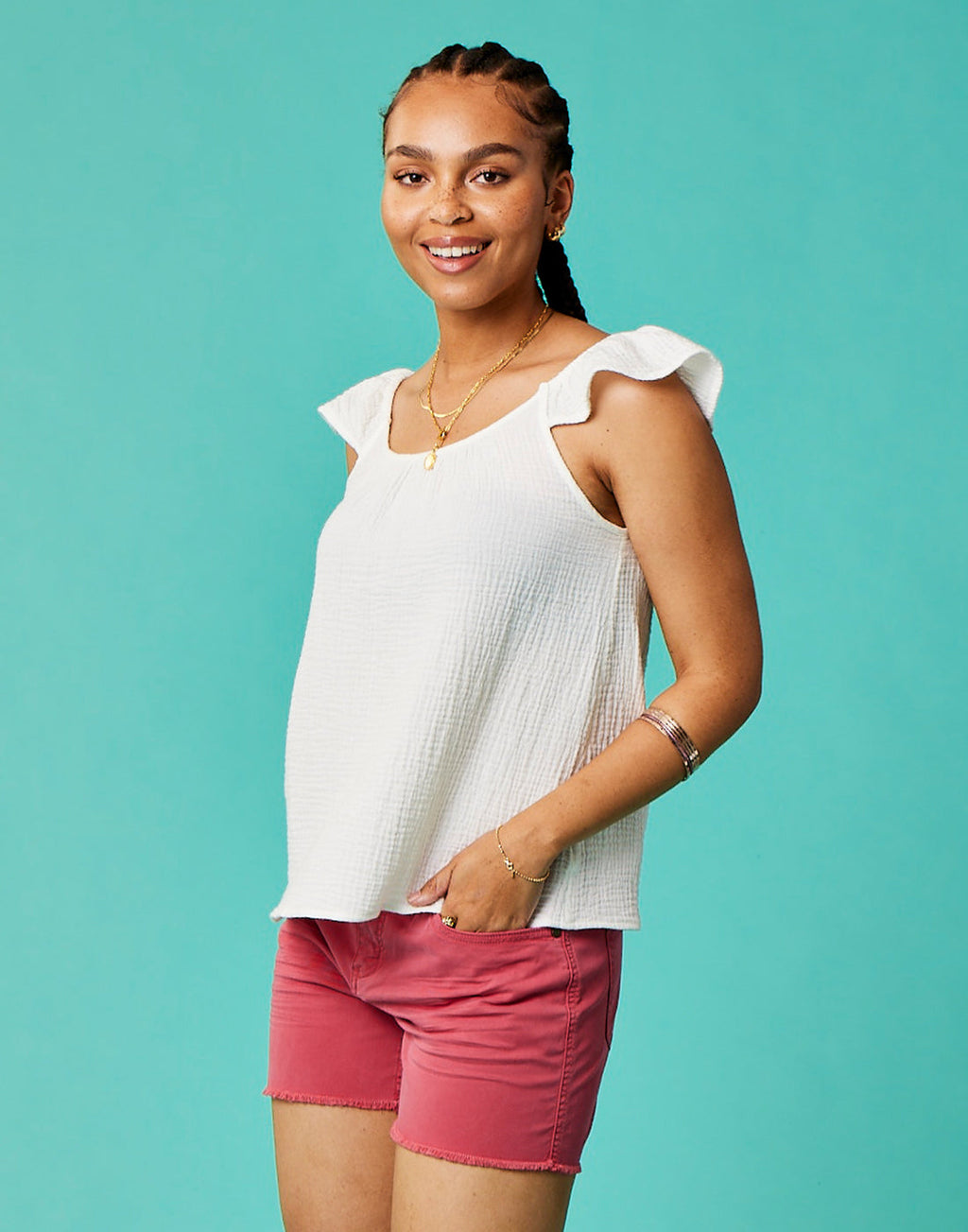 Corrine Top: Cloud