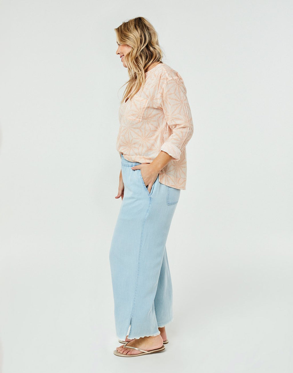 Davis Top: Guava Makai - FINAL SALE