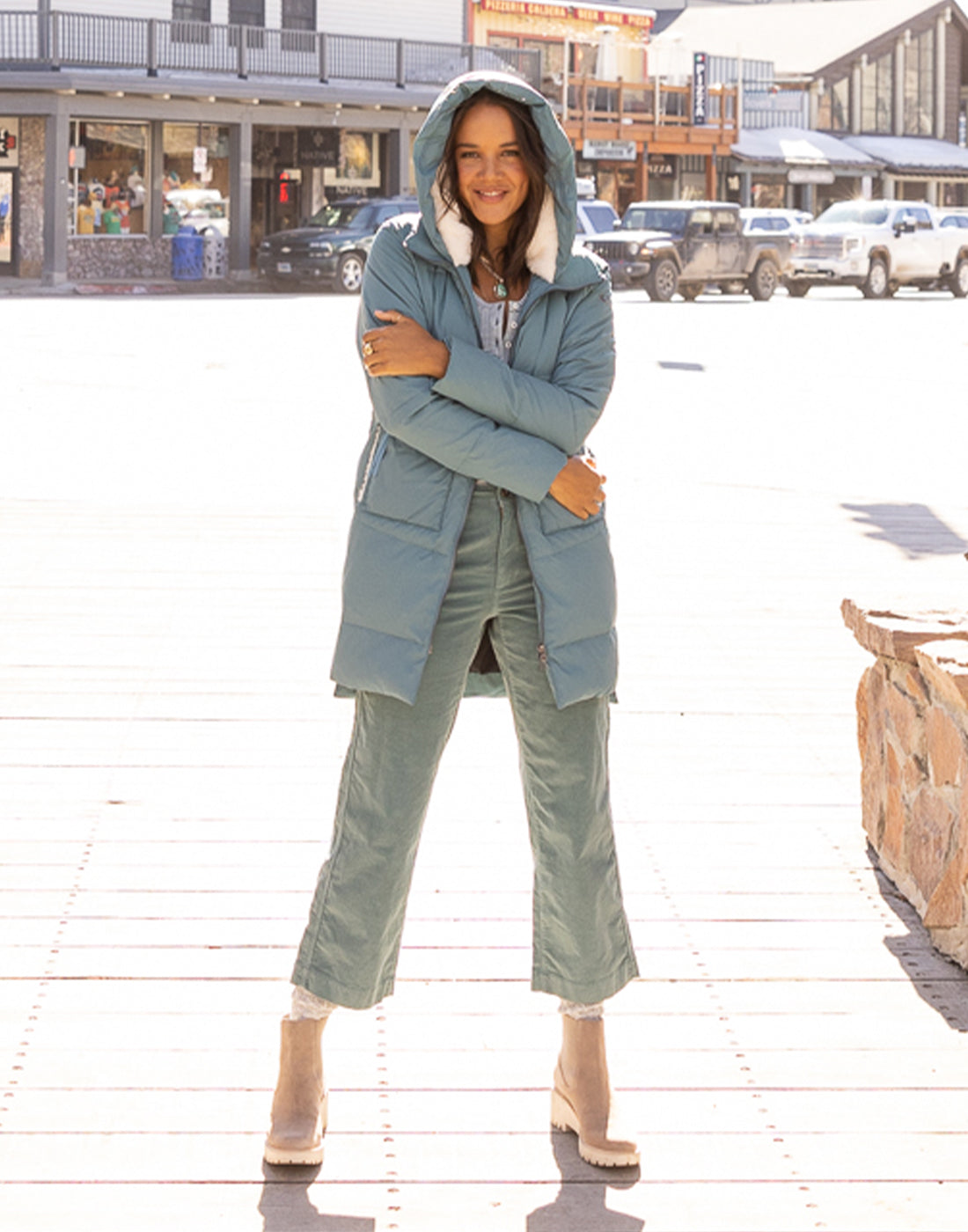 Davos Down Jacket: Hydro