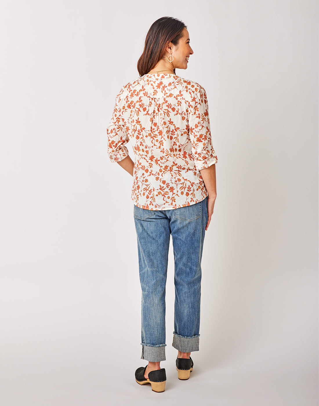 Dylan Gauze Shirt: Kodiak Red Clay