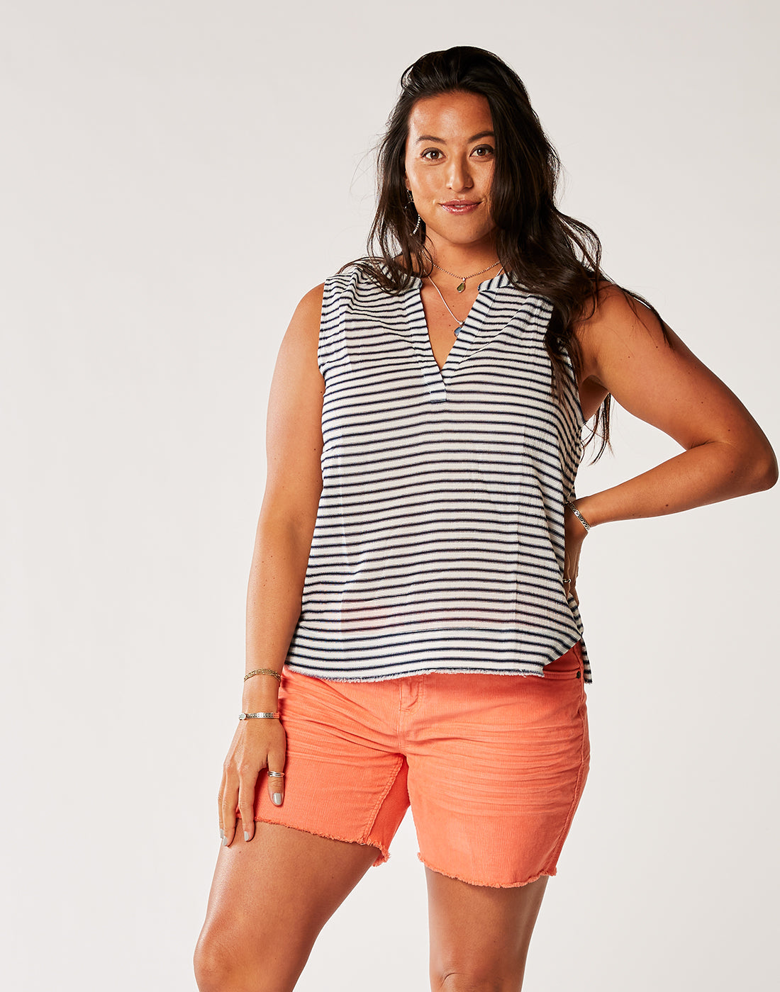 Dylan Tank: Dash Stripe - FINAL SALE