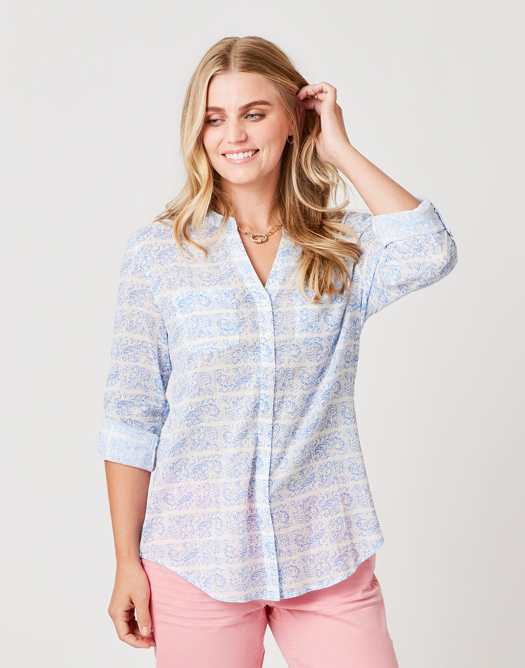Dylan Guaze Tunic