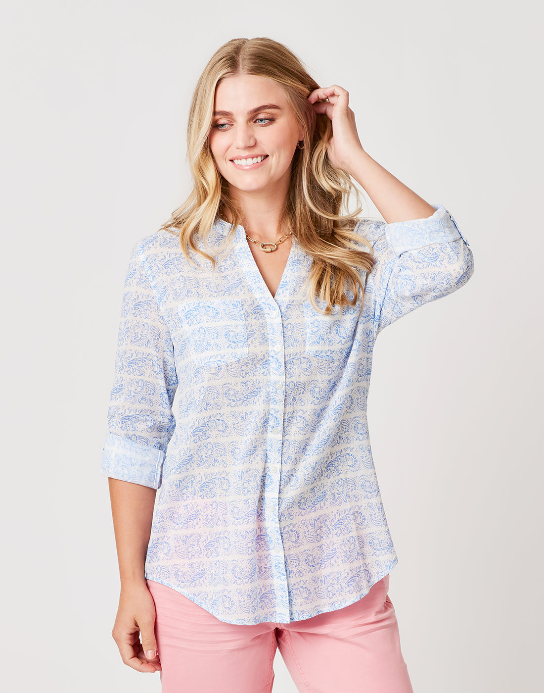 Dylan Guaze Tunic