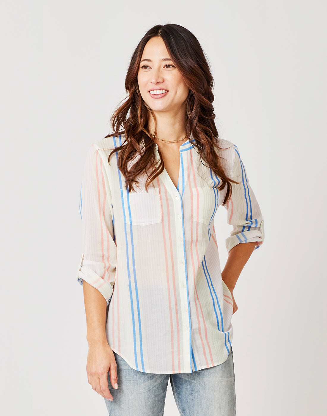 Dylan Guaze Tunic