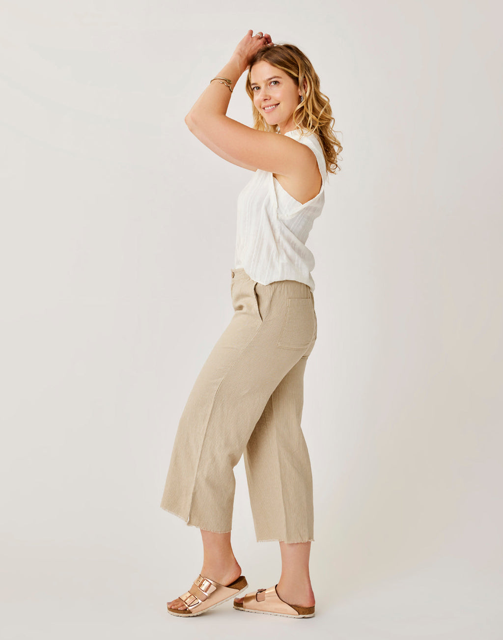 Blake Pant: Lt. Khaki Stripe
