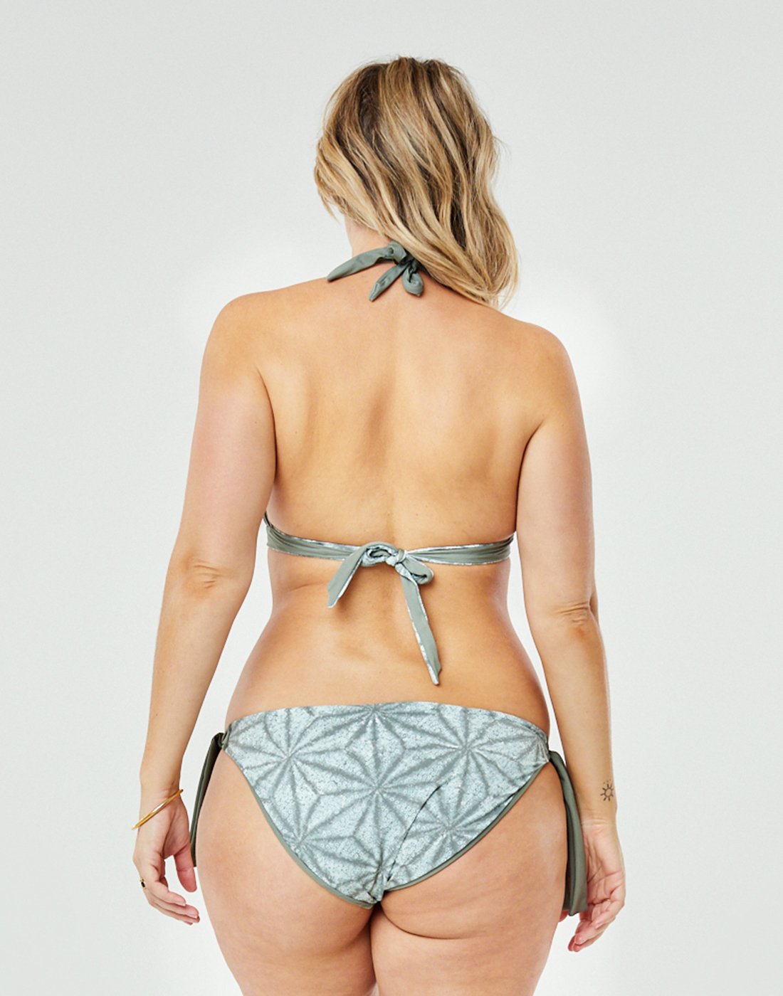 Elba Reversible Bottom : Moss Makai/Moss - FINAL SALE