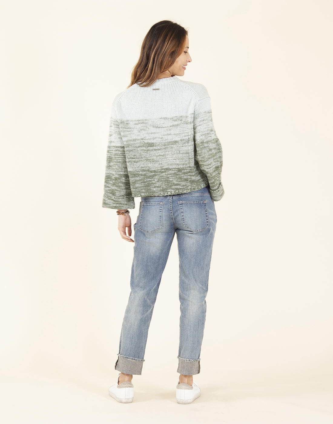 Estes Ombre Sweater: Hunter Fade - FINAL SALE