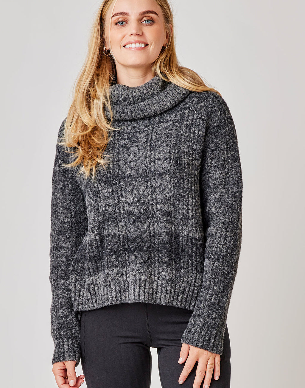 Field Sweater: Black Heather