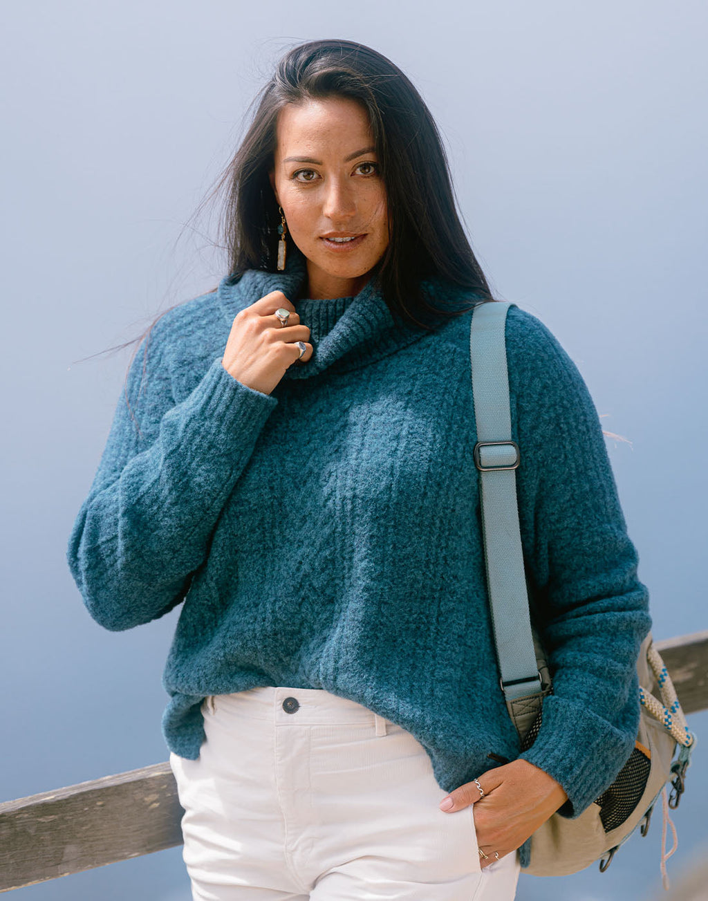 Field Sweater: Hydro Heather