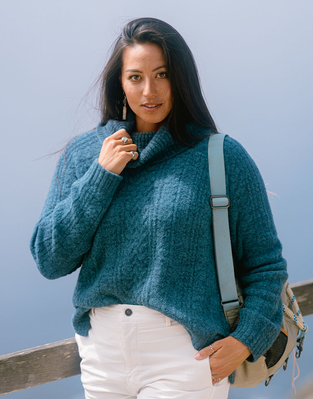 Field Sweater: Hydro Heather