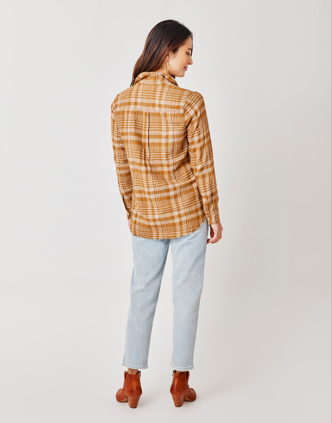 Sawyer Twill: Cocoa Plaid