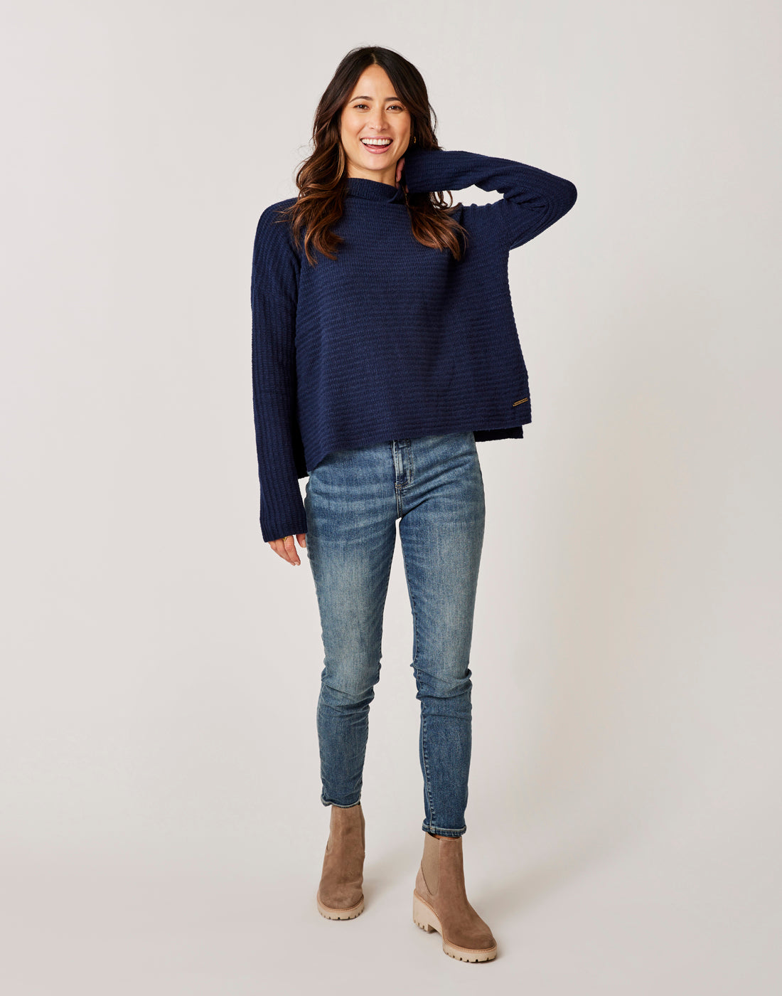 Livia Sweater: Navy