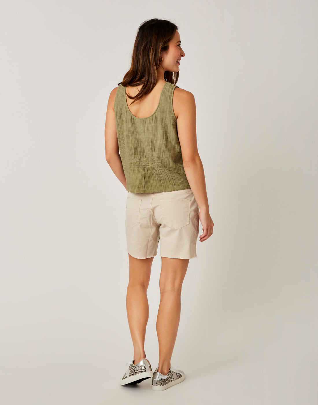 Oahu 6" Twill Short: Cement