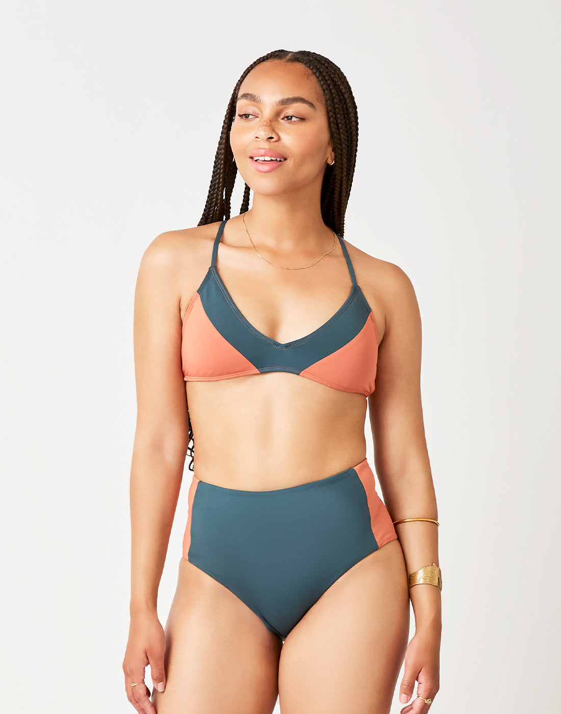 Erin Colorblock Bottom: Eden w. Clay