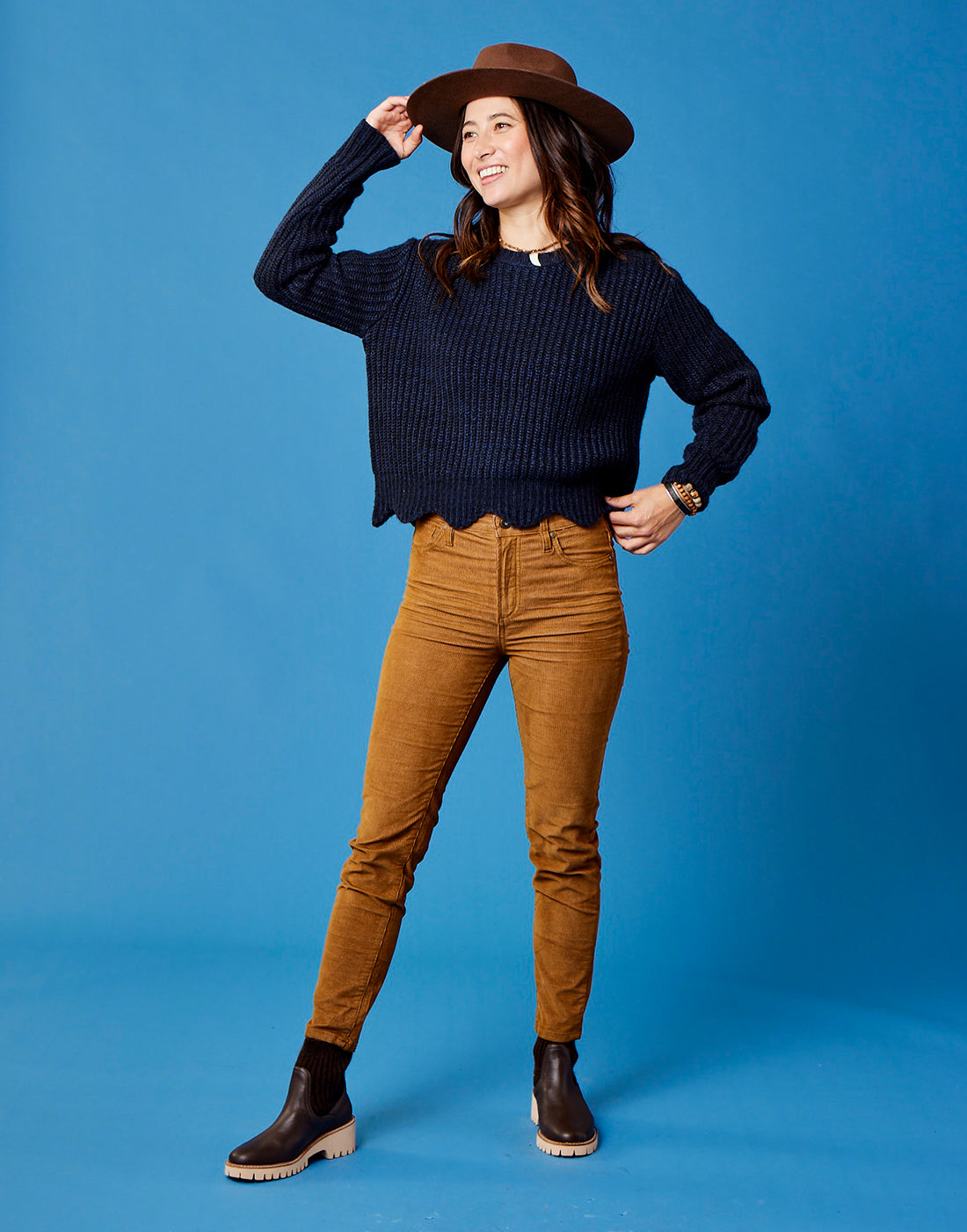 Groton Sweater: Navy Heather