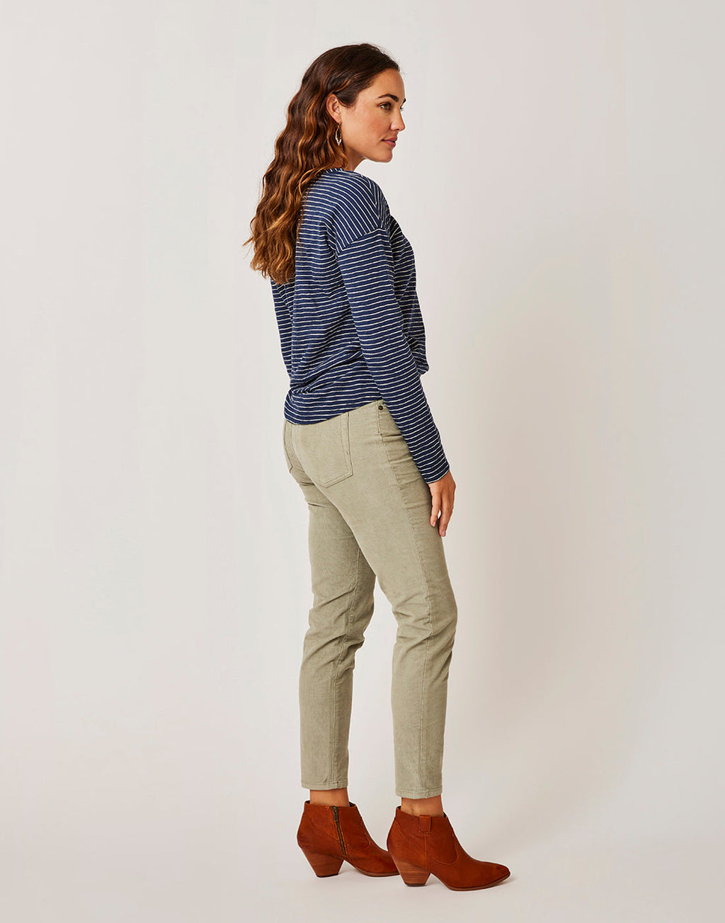 Skyler Skinny Cord: Olive