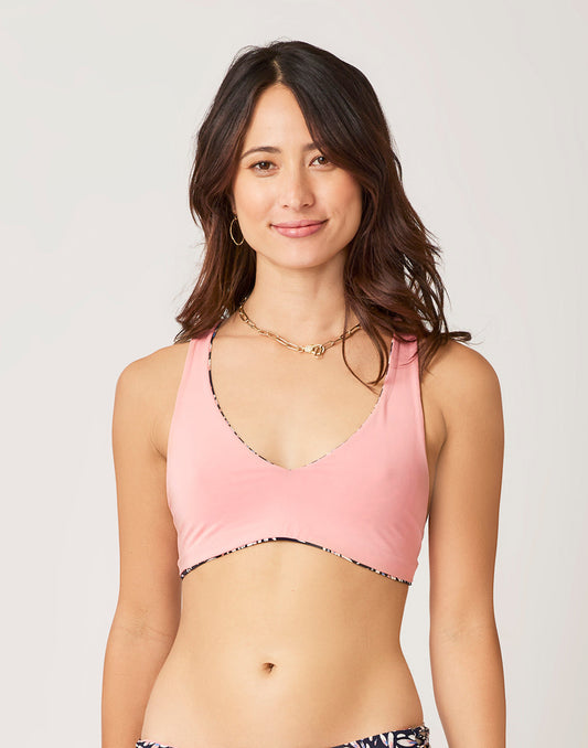 La Jolla Reversible Top: Alta/Grapefruit