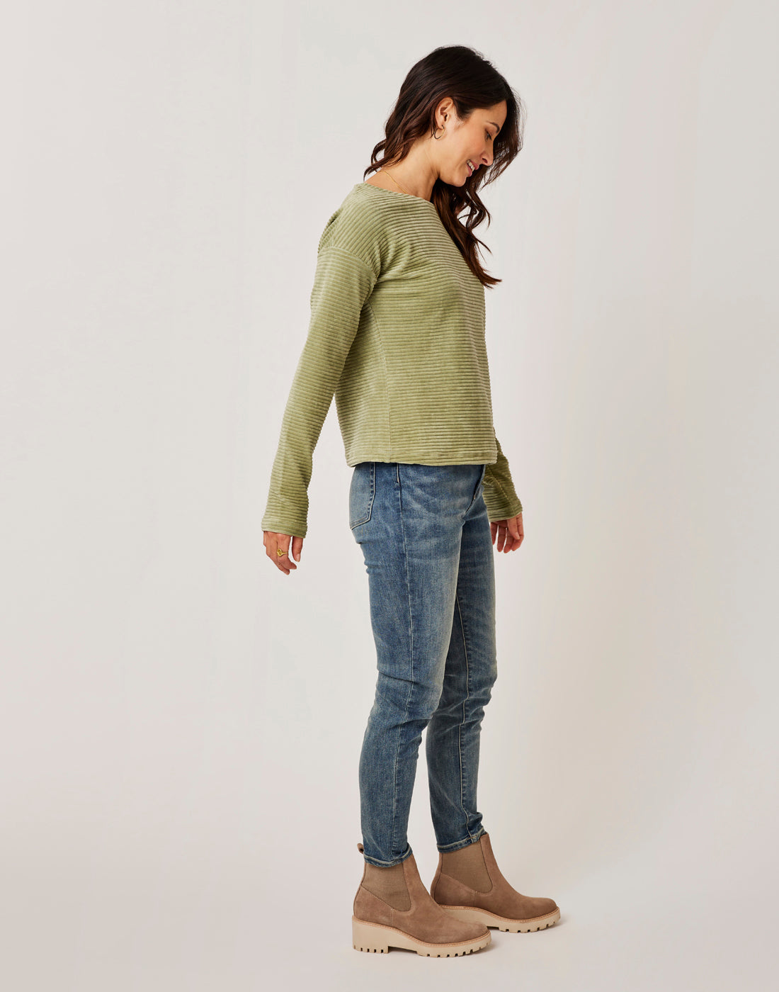 Annalise Top: Olive