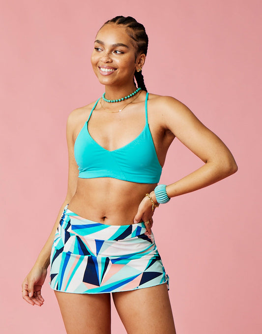 Hoku Swim Skirt: Kaleidoscope