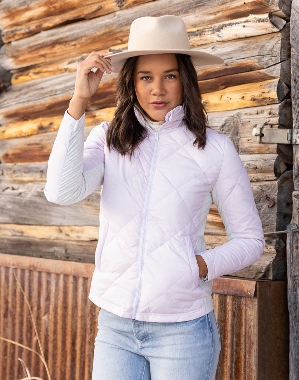 Horizon Down Jacket: Lavender